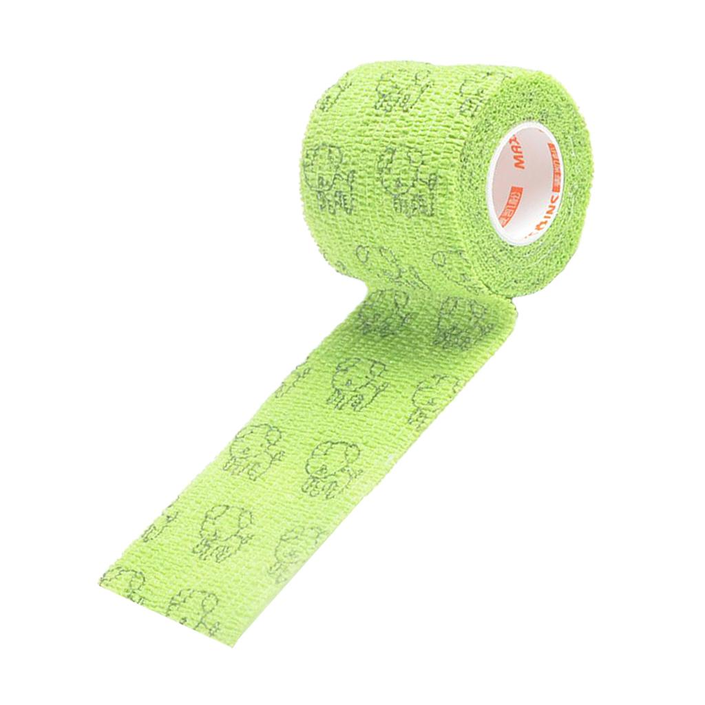 Elastic Non Woven Self Adhesive Cohesive Wrap Bandage Tape 2 Inch Green