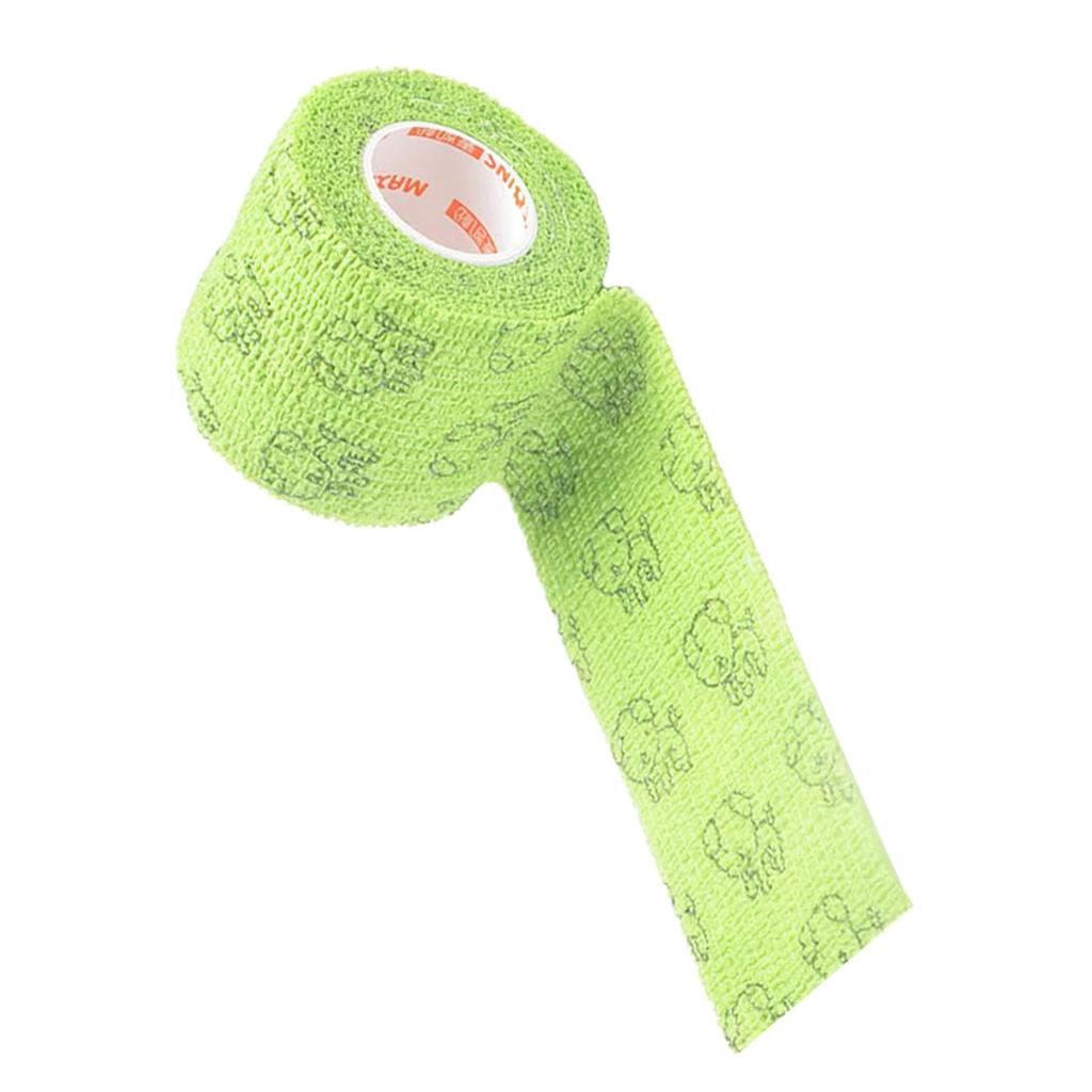 Elastic Non Woven Self Adhesive Cohesive Wrap Bandage Tape 2 Inch Green