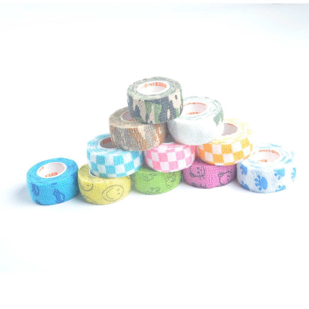 Elastic Non Woven Self Adhesive Cohesive Wrap Bandage Tape 1 Inch Pink