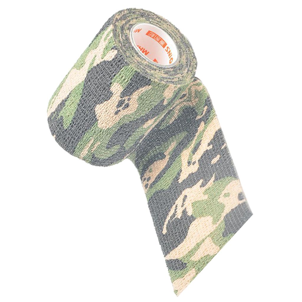 Camouflage Non Woven Self Adhesive Cohesive Wrap Bandage Tape 4 Inch Jungle