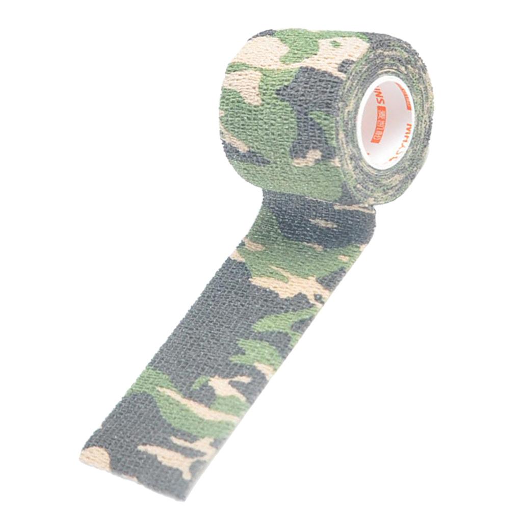 Camouflage Non Woven Self Adhesive Cohesive Wrap Bandage Tape 2 Inch Jungle