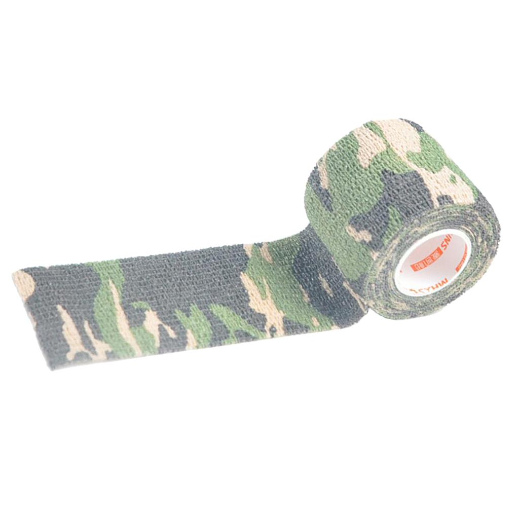 Camouflage Non Woven Self Adhesive Cohesive Wrap Bandage Tape 2 Inch Jungle