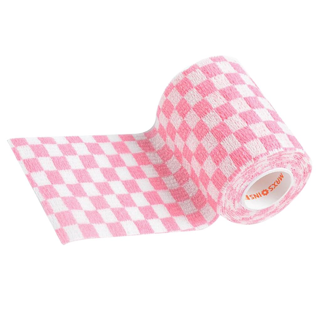 Elastic Non Woven Self Adhesive Cohesive Wrap Bandage Tape Roll 3 Inch Pink