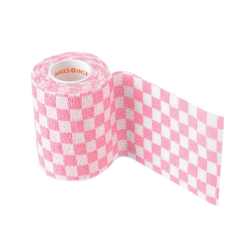 Elastic Non Woven Self Adhesive Cohesive Wrap Bandage Tape Roll 3 Inch Pink