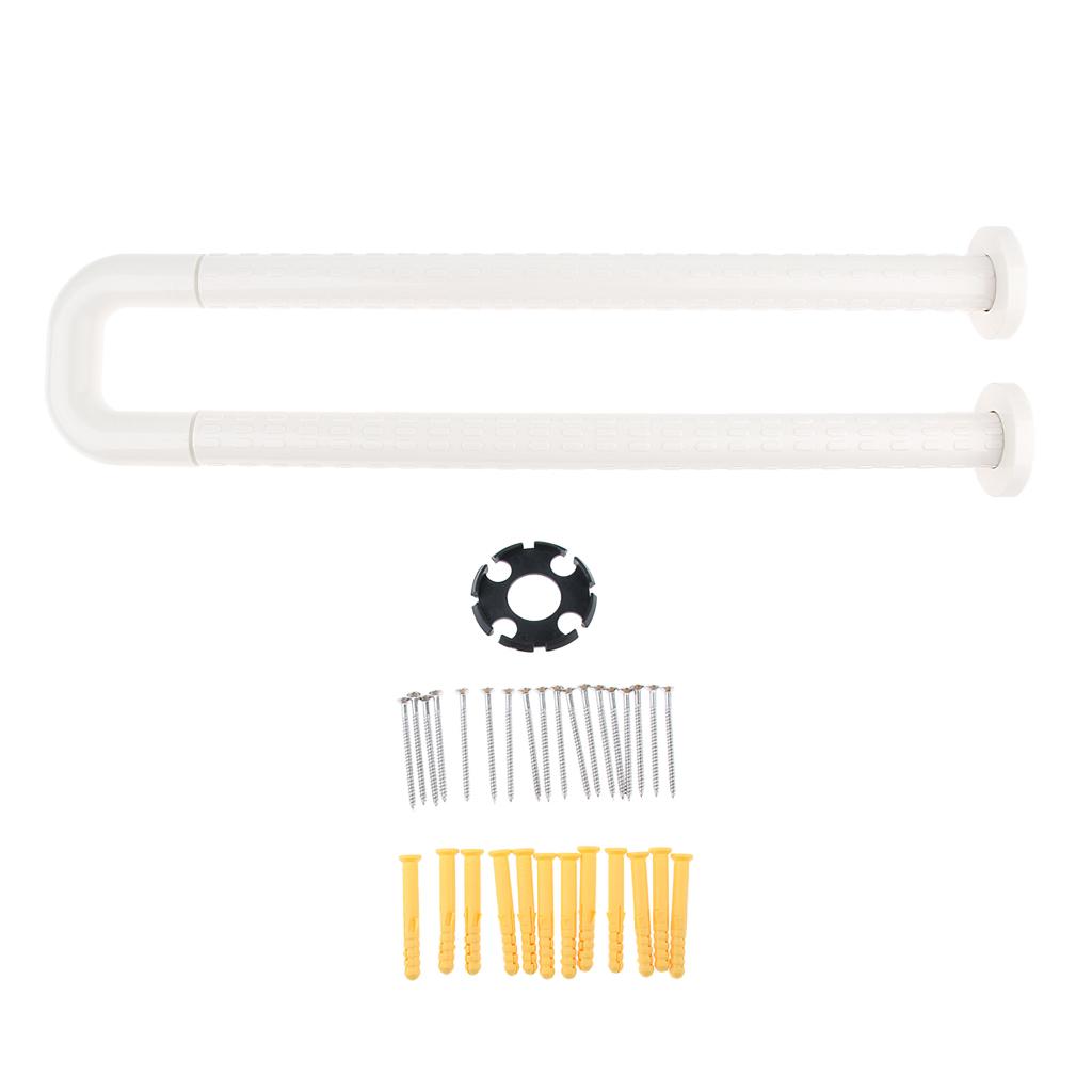Bathroom Shower Toilets Bath Tub Washbasin Grab Bar Safety Handrail White