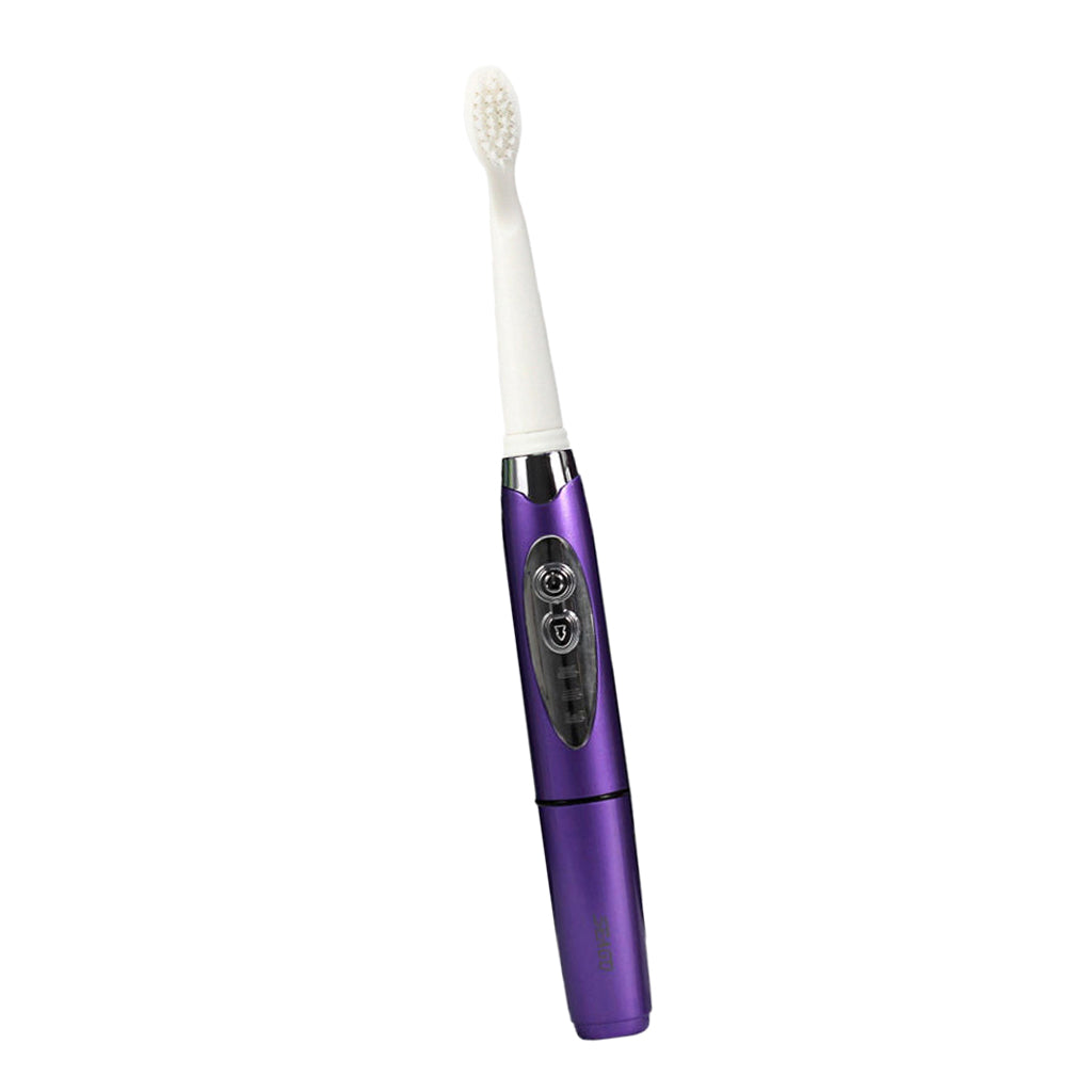 Adults Electric Soft Toothbrush Oral Care Toothbrush + 2 Brush Head Green