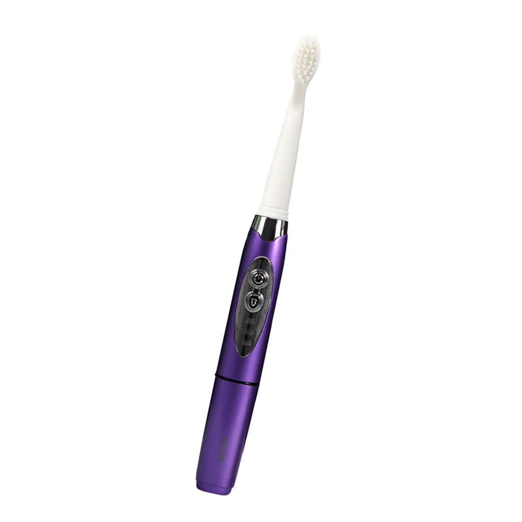 Adults Electric Soft Toothbrush Oral Care Toothbrush + 2 Brush Head Green