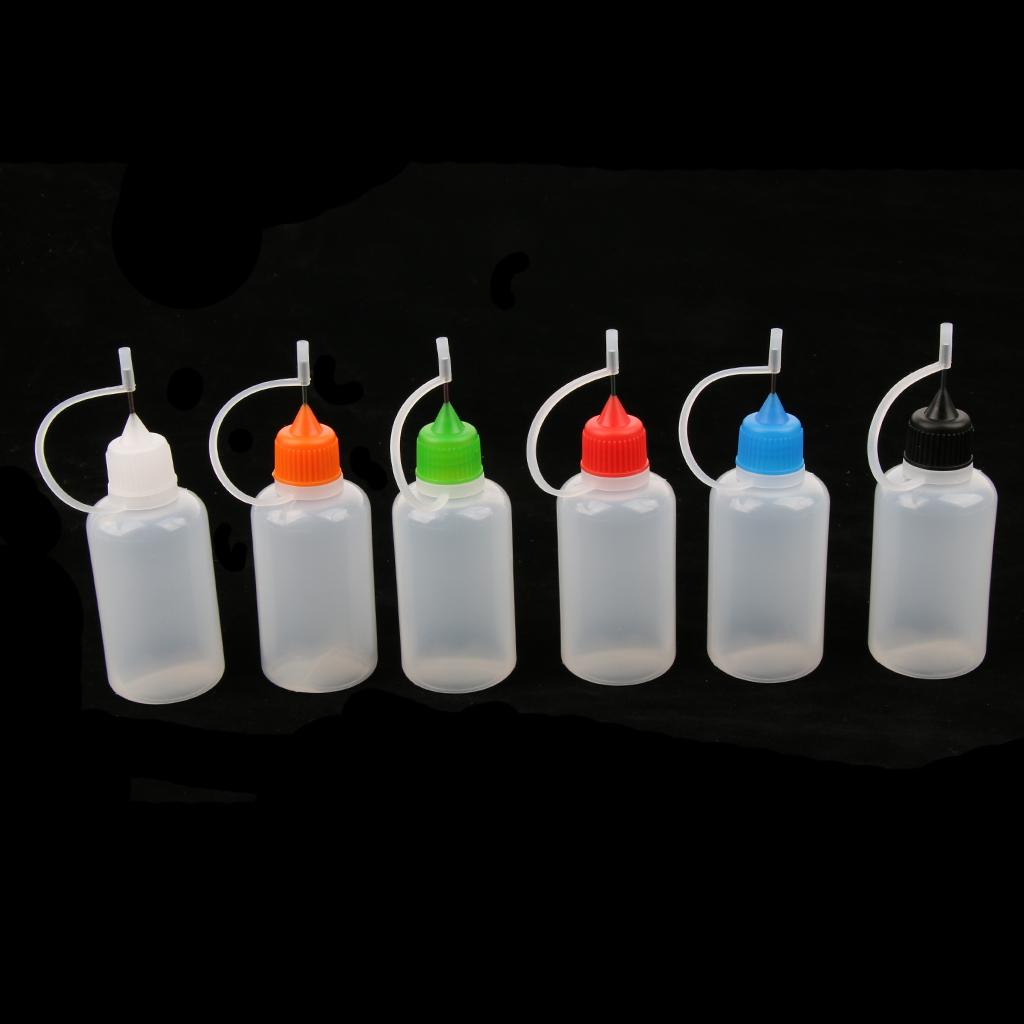 30 Pieces 10/15/30ml Needle Tip Bottles Dropper Applicator for Liquid 30ml