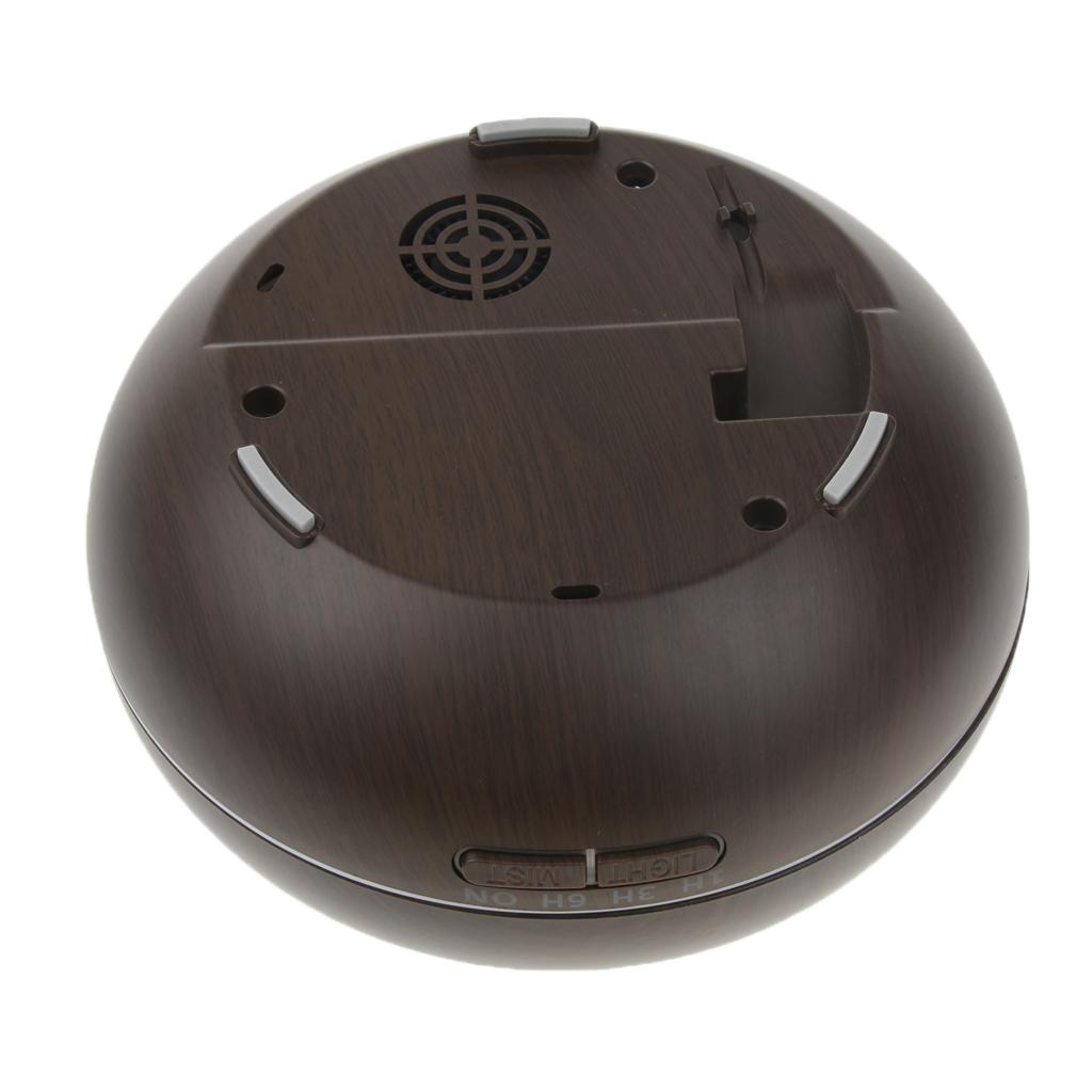 500ml Black Aroma Humidifier Fragrance Essential Oil Diffuser Set US Plug