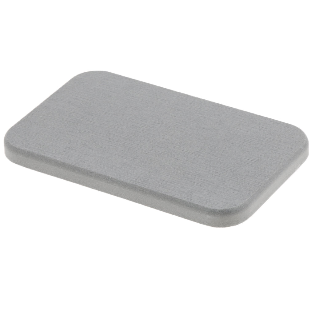 Anti Bacterial Diatomite Earth Soap Bar Saver Holder Dish Mat Coaster Gray
