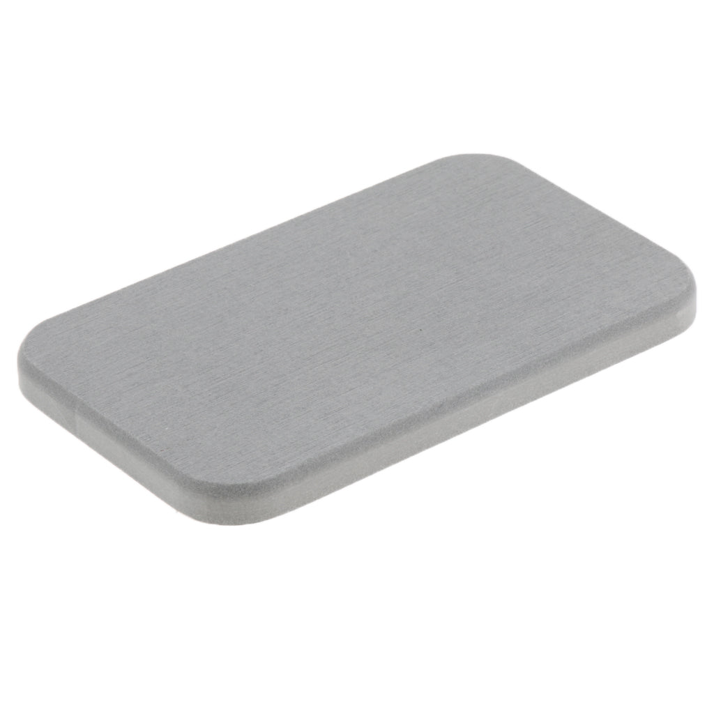 Anti Bacterial Diatomite Earth Soap Bar Saver Holder Dish Mat Coaster Gray