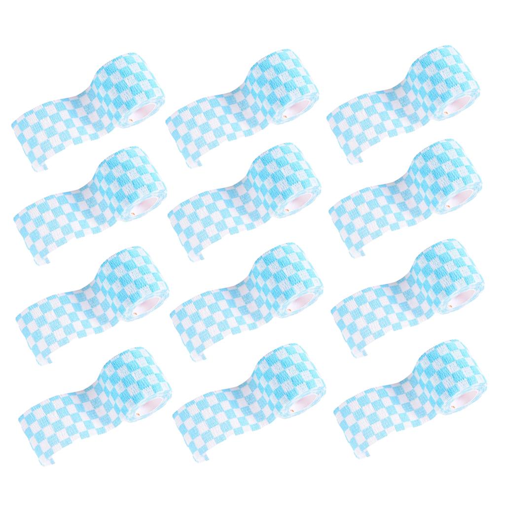 12pcs Non Woven Self Adhesive Cohesive Wrap Bandage Tape Blue