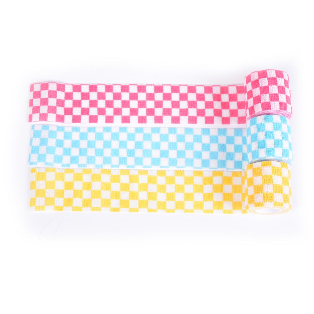 12pcs Non Woven Self Adhesive Cohesive Wrap Bandage Tape Blue