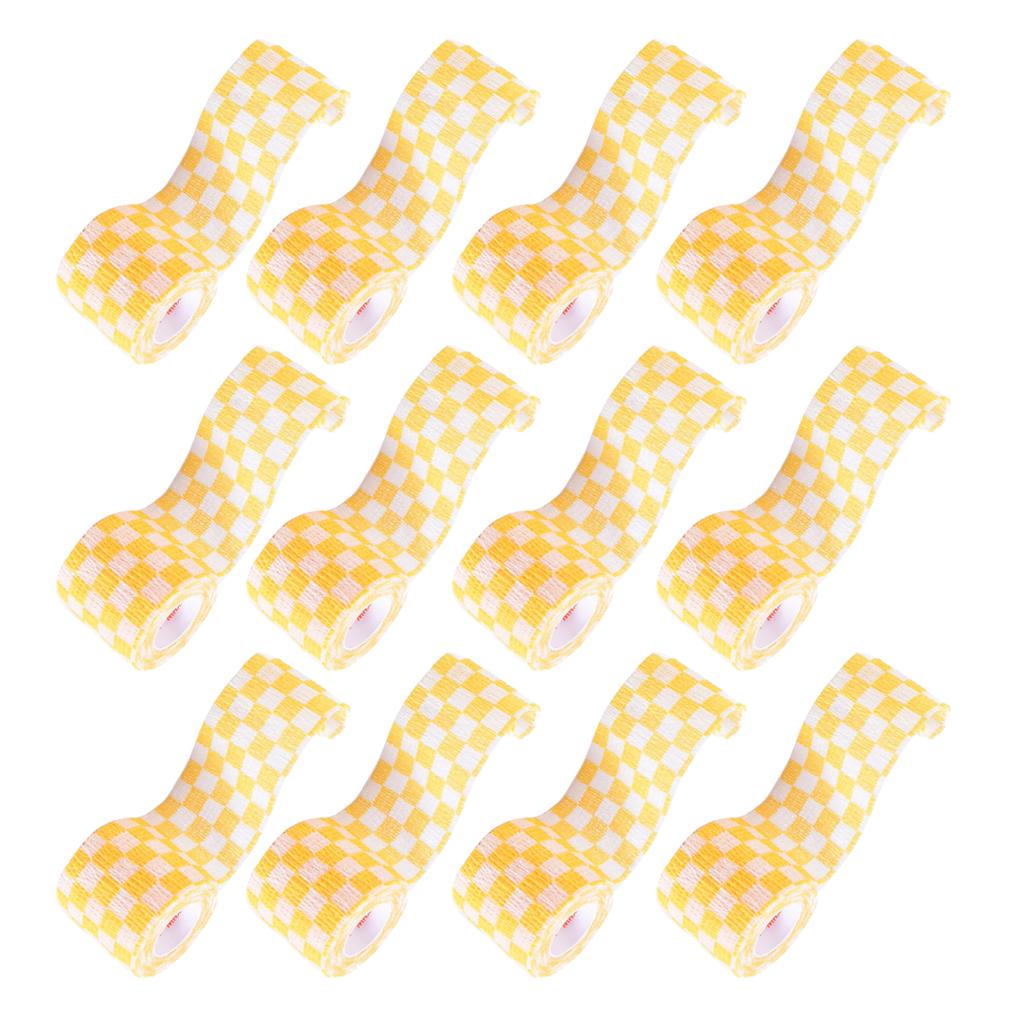 12pcs Non Woven Self Adhesive Cohesive Wrap Bandage Tape Orange