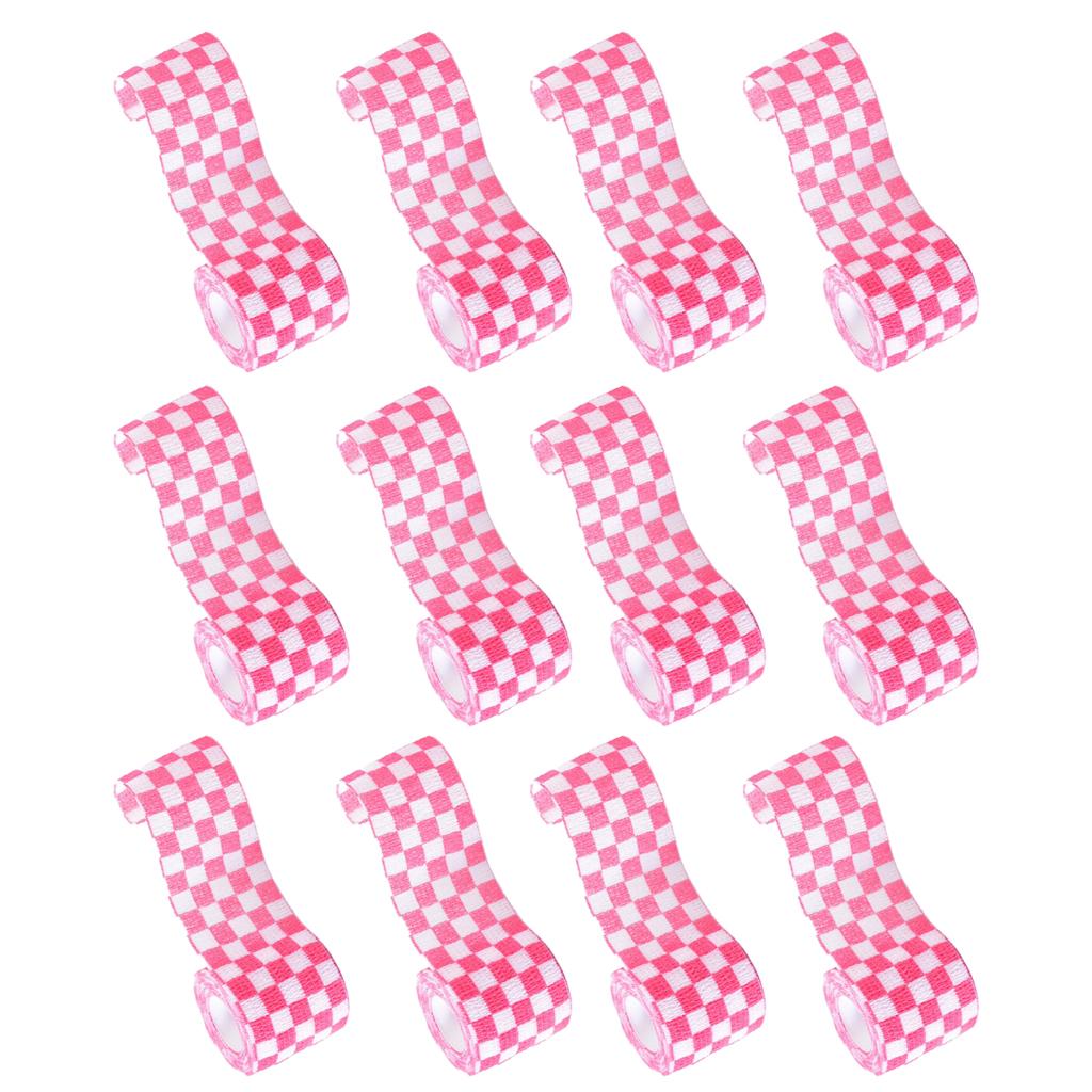 12pcs Non Woven Self Adhesive Cohesive Wrap Bandage Tape Pink