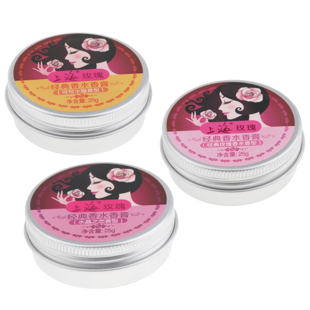Women Original Handmade Solid Fragrance Balm Perfume Cream Miss Cocoa