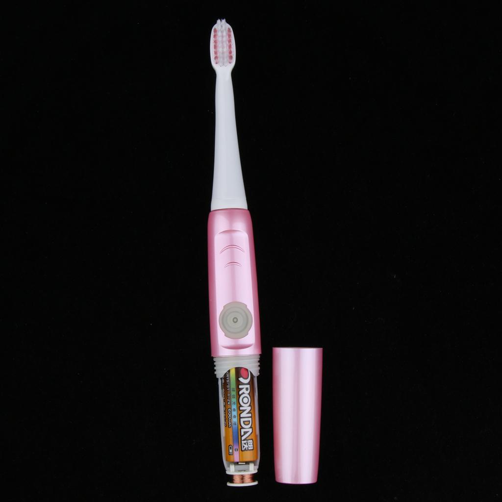 Rechargeable Electric Toothbrush Tooth Brush Set Adults US Plug Elegant Pink