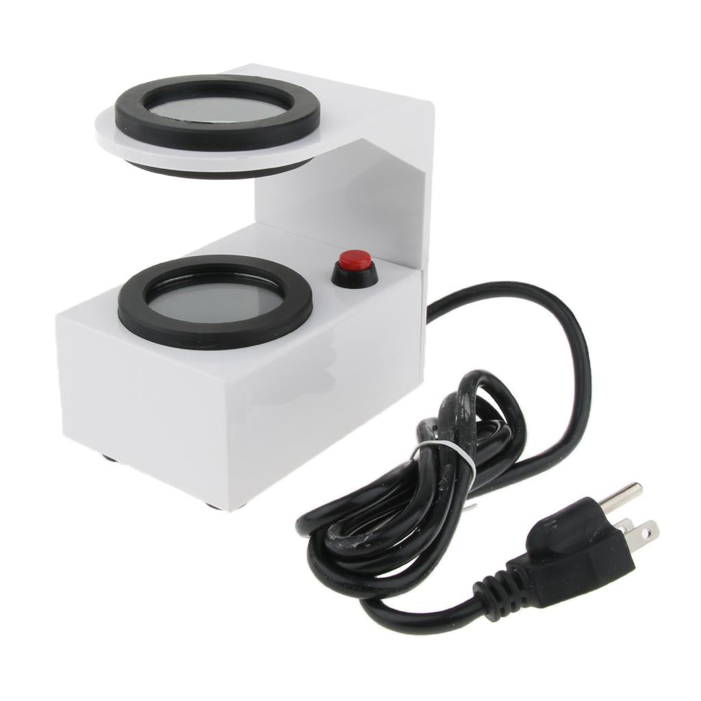 Optical Eyeglass Lens Stress Tester Polarizing Strain Gauge Meter US Plug