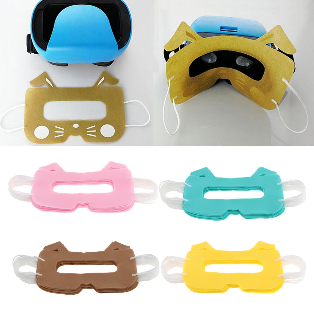 20pcs VR Disposable Eye Masks Cover for Virtual Reality Headset Pink