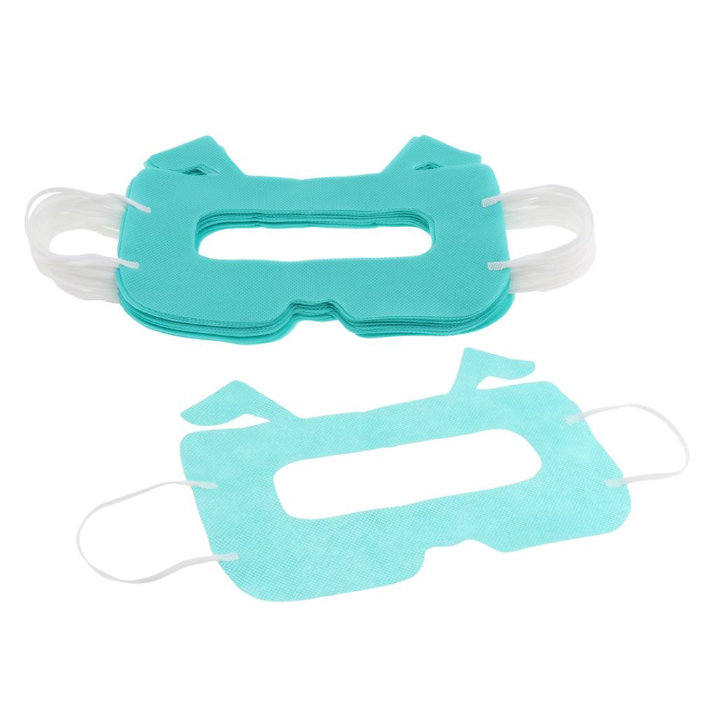 20pcs VR Disposable Eye Masks Cover for Virtual Reality Headset Green