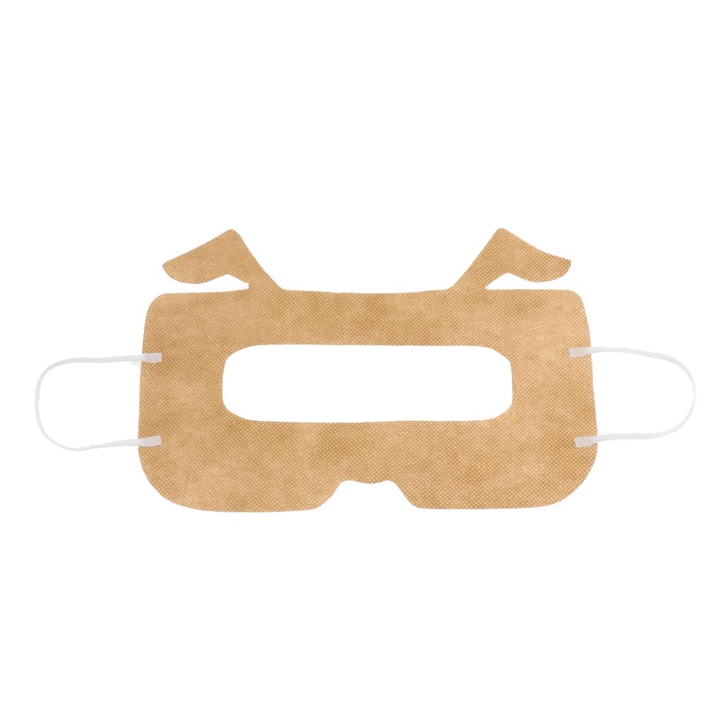 20pcs VR Disposable Eye Masks Cover for Virtual Reality Headset Khaki