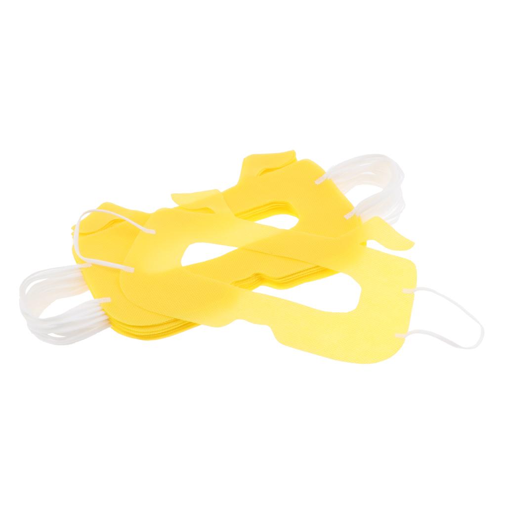 20pcs VR Disposable Eye Masks Cover for Virtual Reality Headset Yellow
