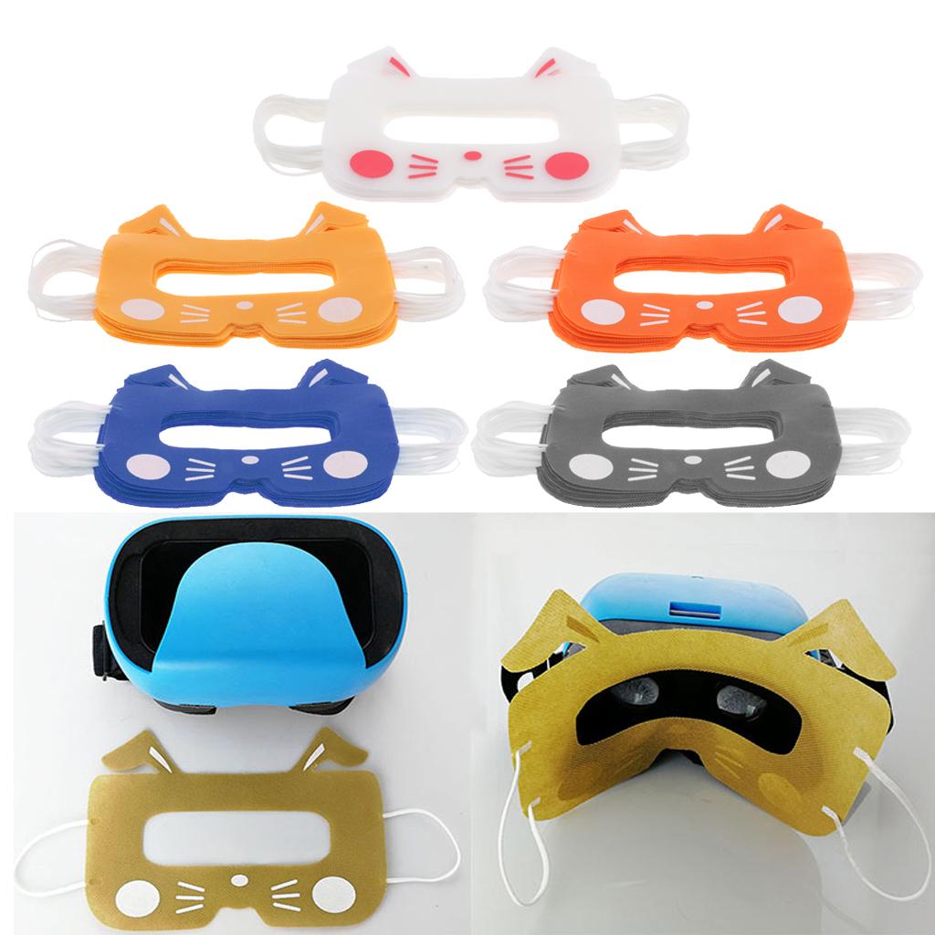 20pcs VR Disposable Eye Masks Covers for Virtual Reality Headset White