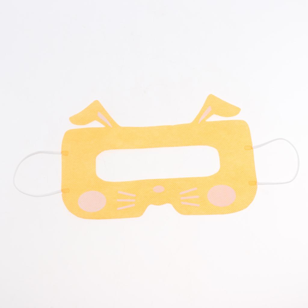 20pcs VR Disposable Eye Masks Covers for Virtual Reality Headset Yellow