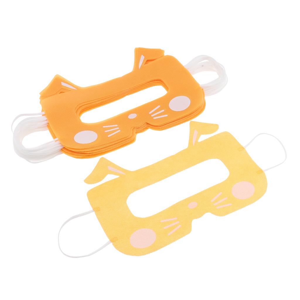 20pcs VR Disposable Eye Masks Covers for Virtual Reality Headset Yellow