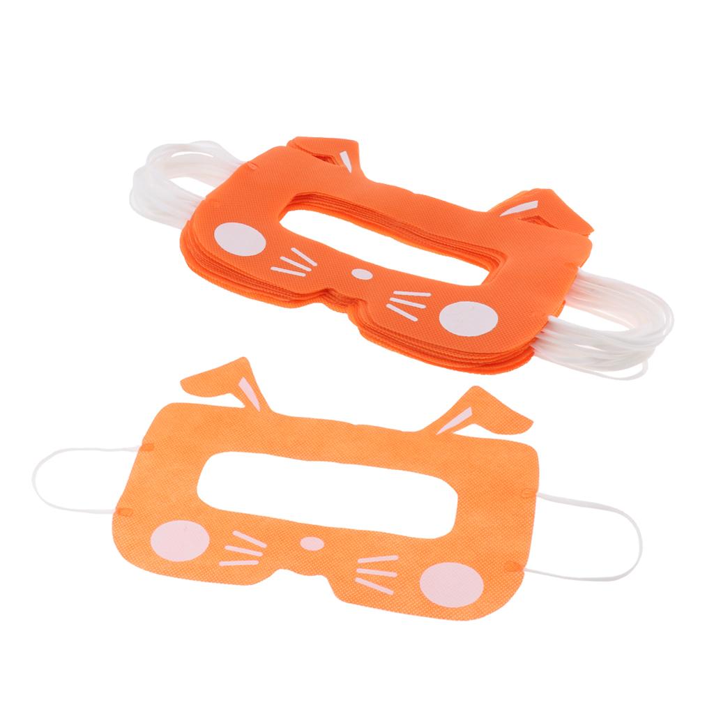 20pcs VR Disposable Eye Masks Covers for Virtual Reality Headset Orange