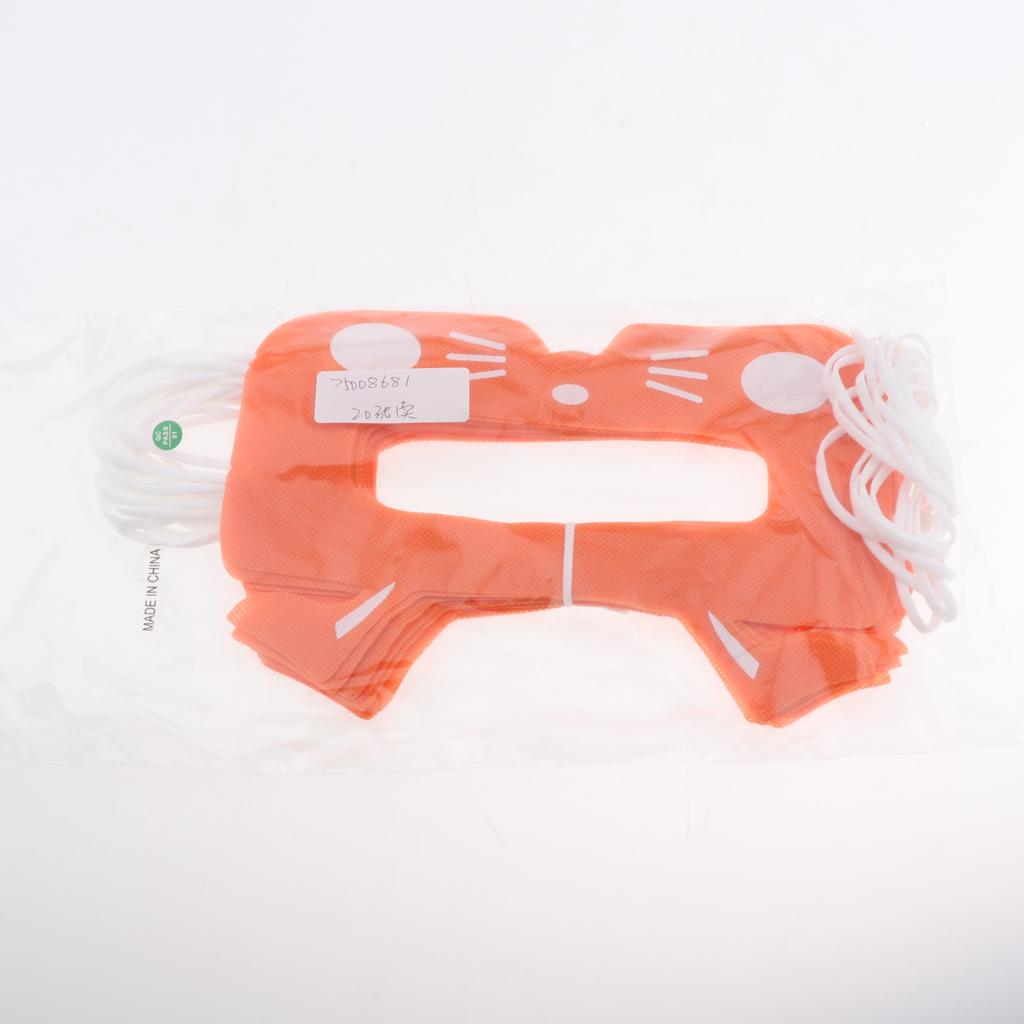 20pcs VR Disposable Eye Masks Covers for Virtual Reality Headset Orange