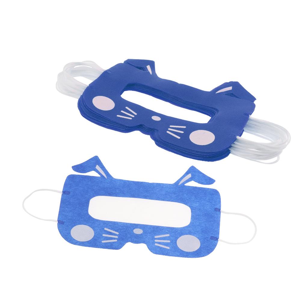 20pcs VR Disposable Eye Masks Covers for Virtual Reality Headset Blue