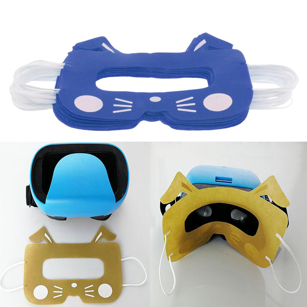 20pcs VR Disposable Eye Masks Covers for Virtual Reality Headset Blue