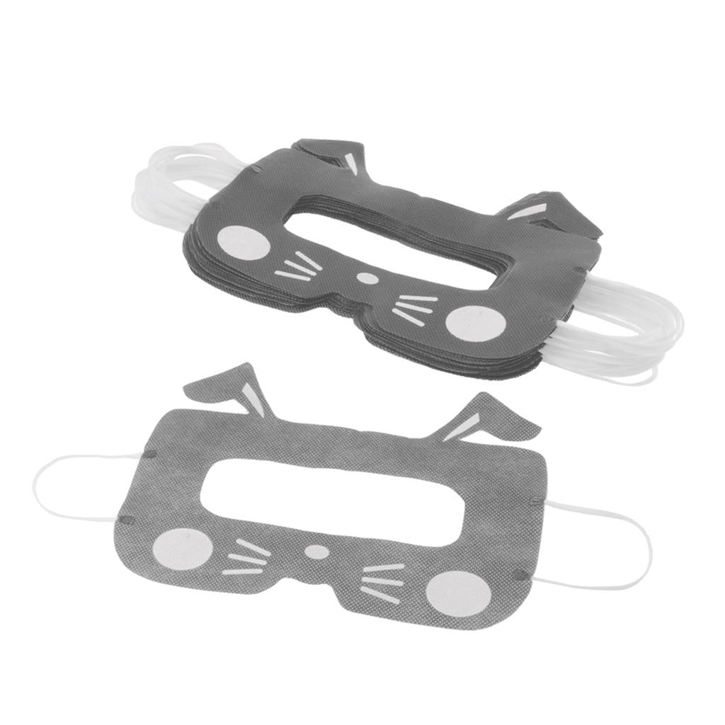 20pcs VR Disposable Eye Masks Covers for Virtual Reality Headset Gray