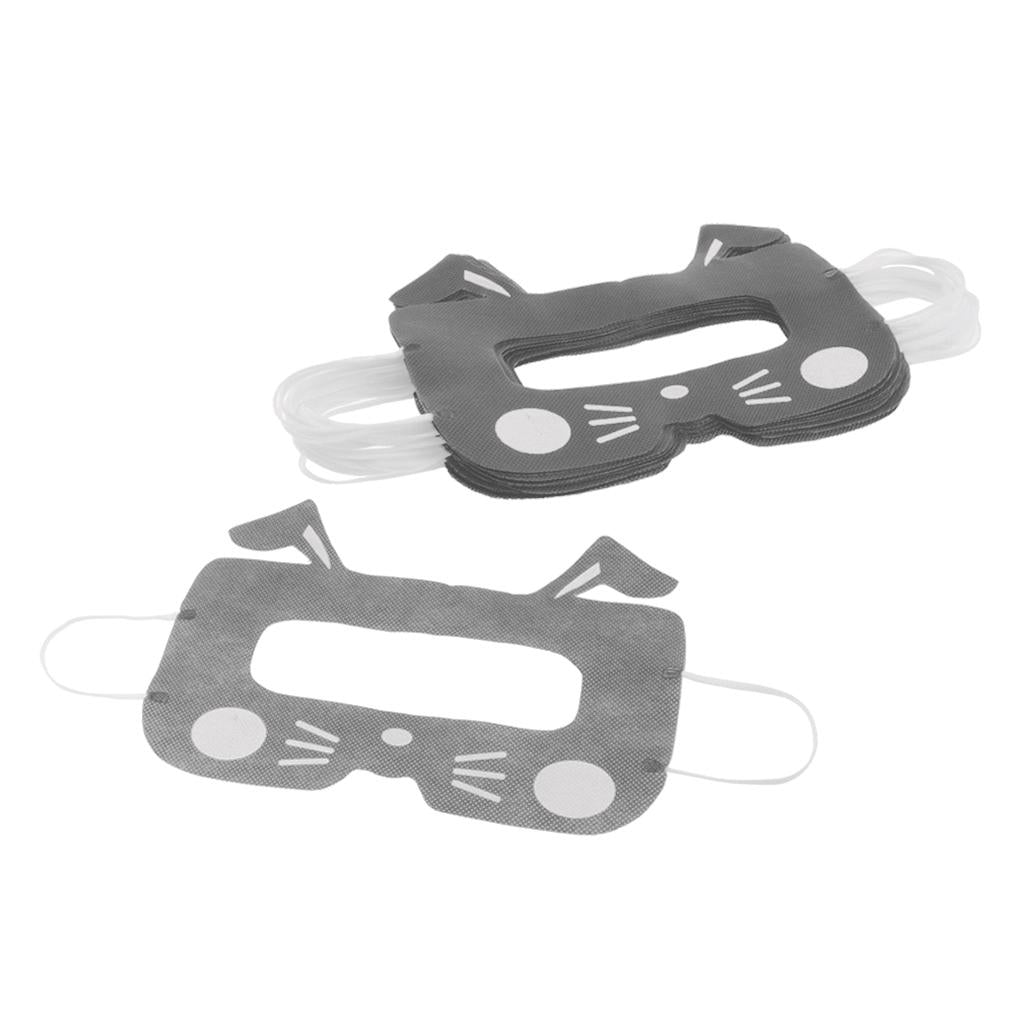 20pcs VR Disposable Eye Masks Covers for Virtual Reality Headset Gray