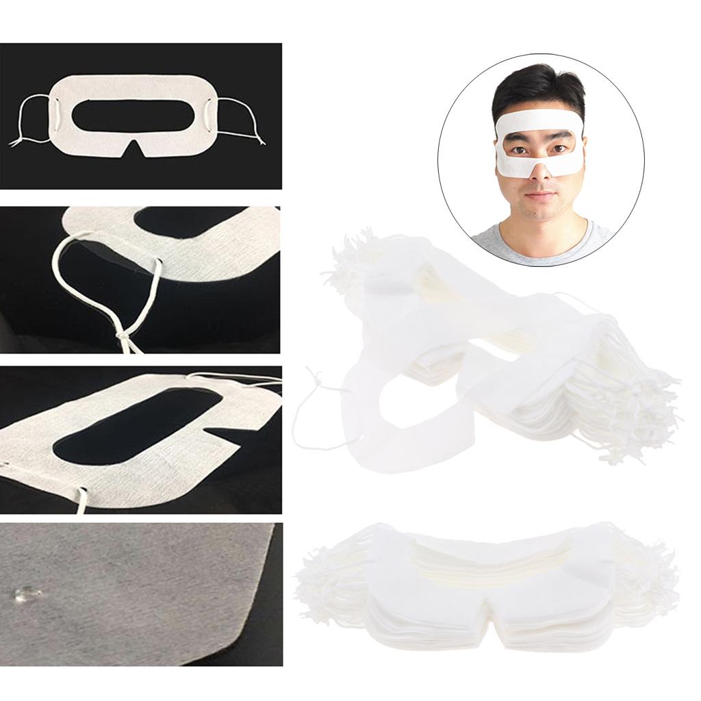 50 Pieces VR Disposable Eye Masks Covers for Virtual Reality Headset