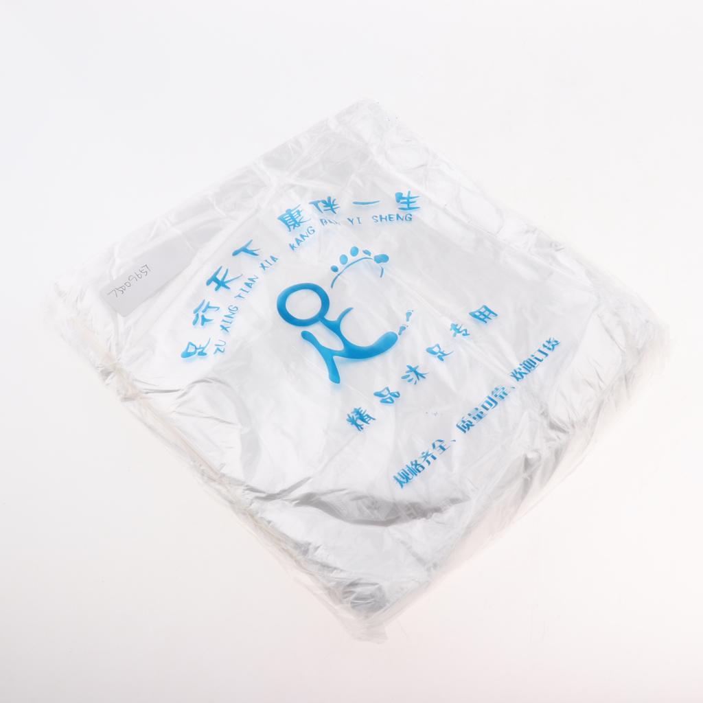 Plastic Disposable Foot Tub Liners Bath Basin Bags for Foot Pedicure Spa