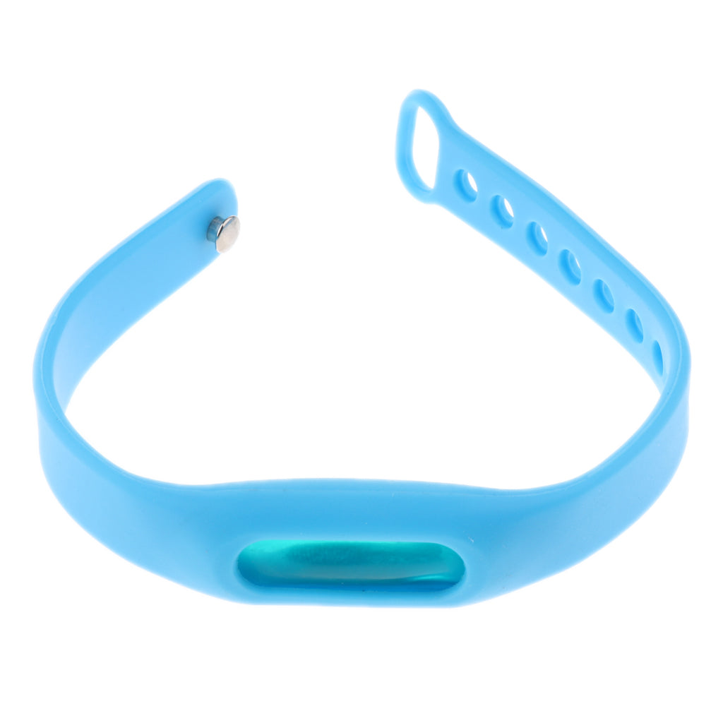 Anti   Bug Insects Repellent Wrist Band Protection Bracelet Blue