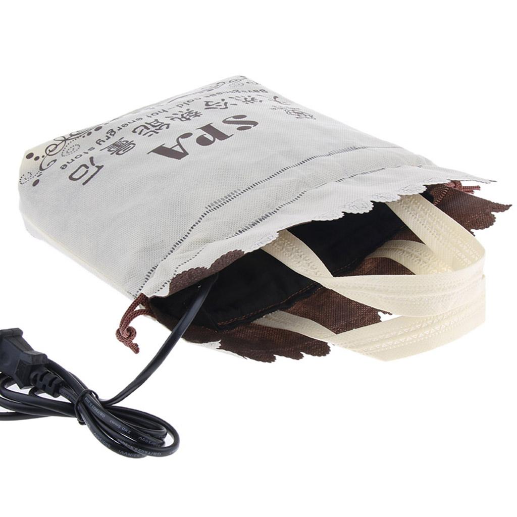 Hot Stone Heater SPA Massage Hot Stone Warmer Heat Bag for Body Relax EUPlug