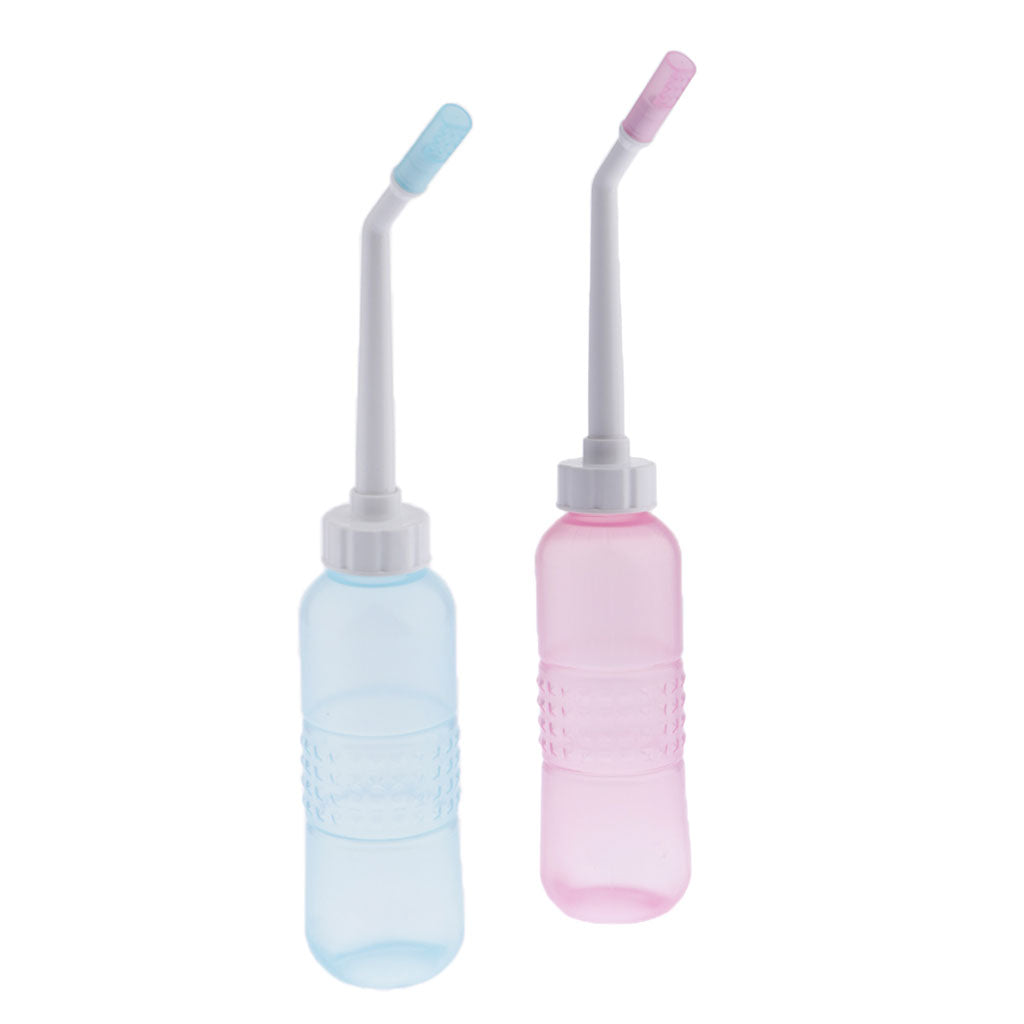 Portable Bidet Bottle Douche Cleaner For Postpartum Care Haemorrhoids Blue