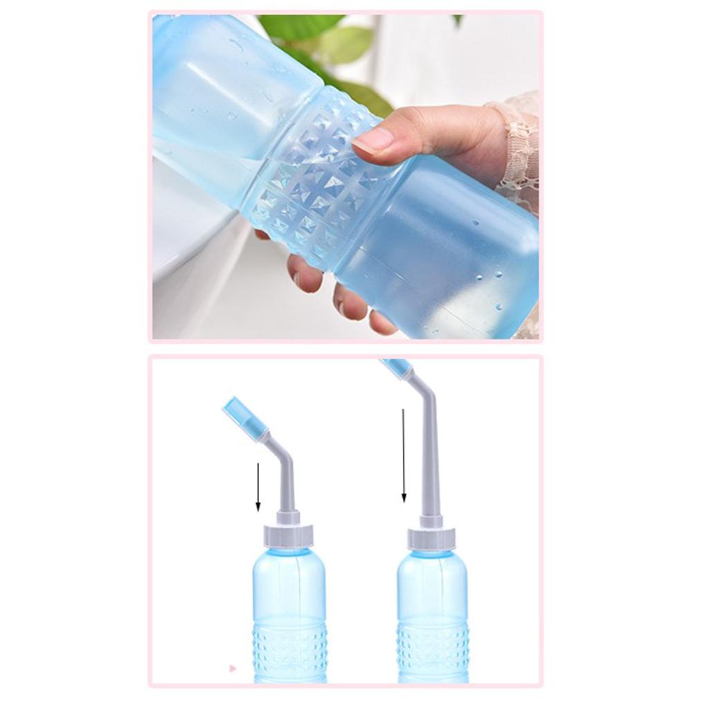Portable Bidet Bottle Douche Cleaner For Postpartum Care Haemorrhoids Blue