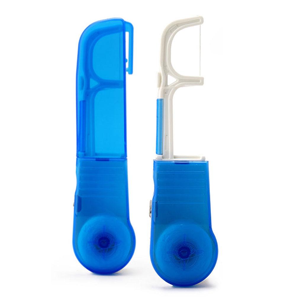 Plastic Floss Holder Bar Wand Replacement Oral Care with 30 Meter Floss