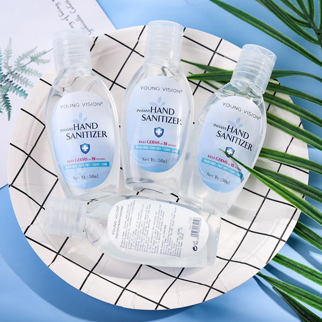 Travel Hand Sanitizer Gel 75% Sterilization Disinfectant Quick-drying 1.7oz