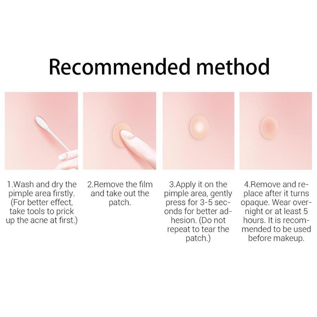 Acne Stickers Acne Patch Transparent Invisible Remover  28pcs Night use