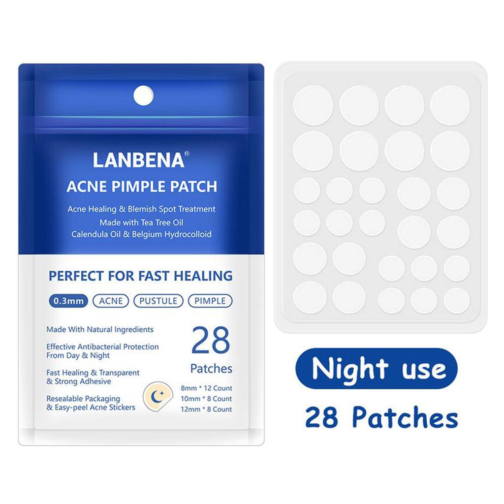 Acne Stickers Acne Patch Transparent Invisible Remover  28pcs Night use