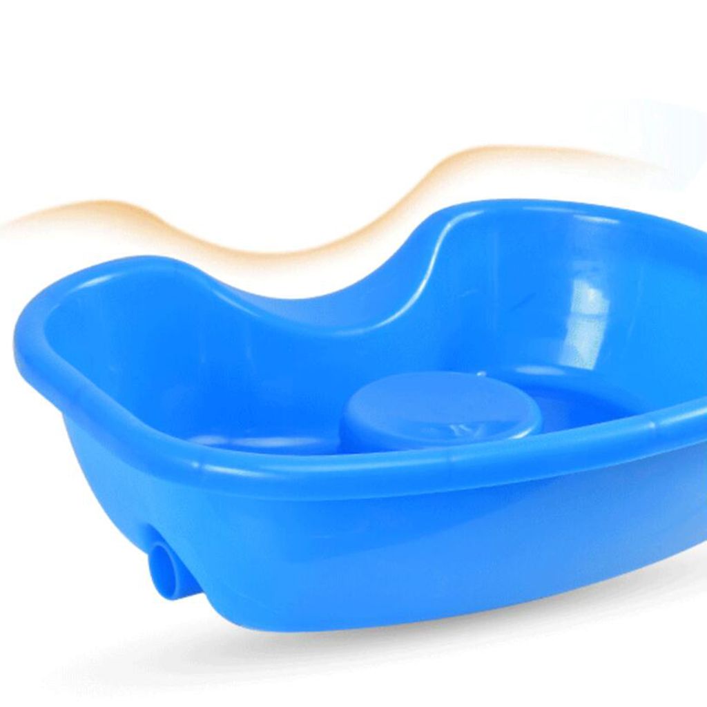 Neck Rest In Bed Shampoo Basin Salon Hair Washing Tray Blue 75cm Hose