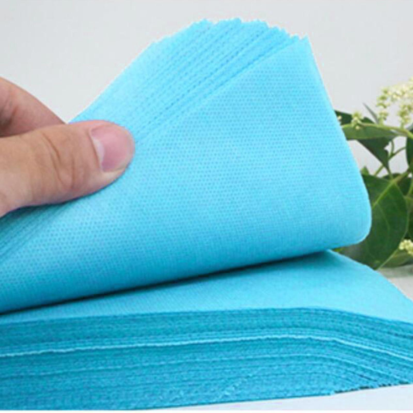 100x 15.7x27.6" Disposable Bed Sheets Non-woven for Massage SPA Table Blue"