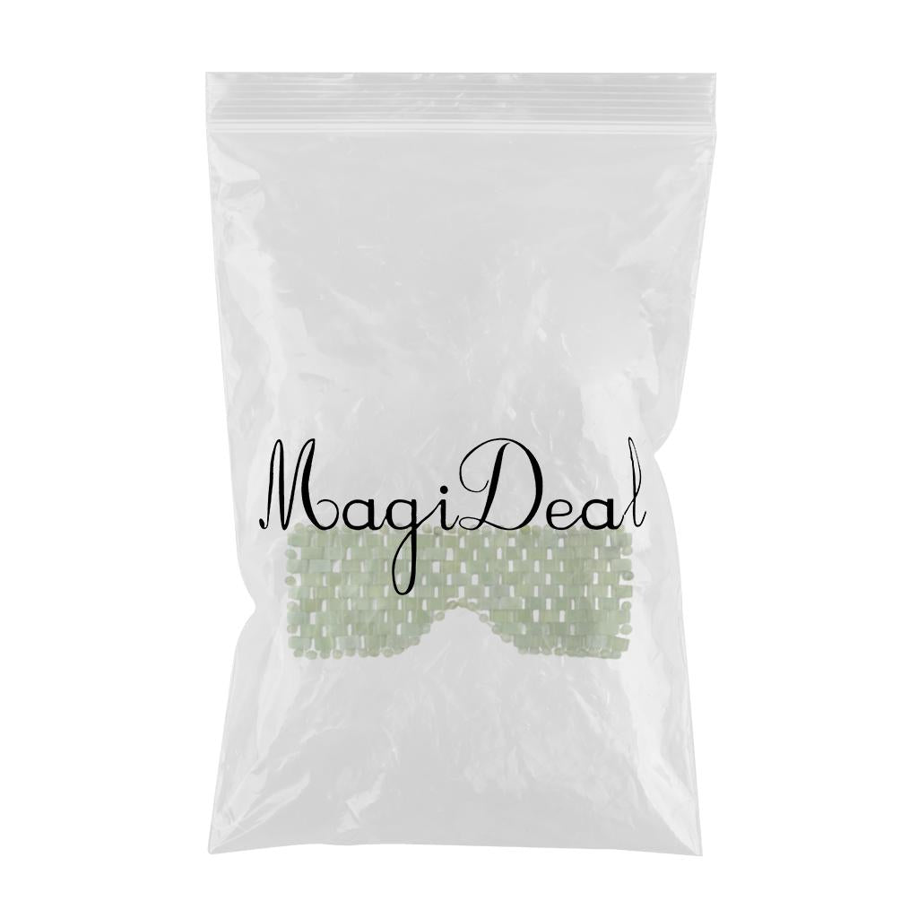 Jade Eye Mask for Puffy Eyes Dark Circles Migraine Relief Beauty Skincare