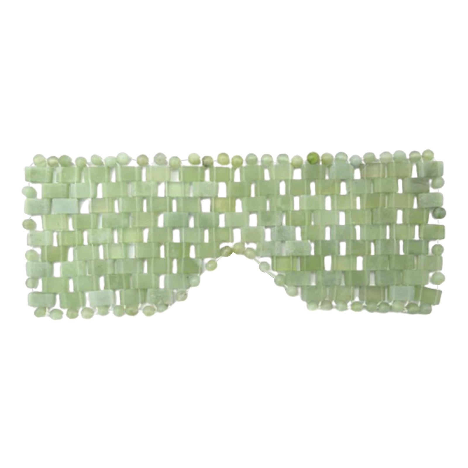 Jade Eye Mask for Puffy Eyes Dark Circles Migraine Relief Beauty Skincare