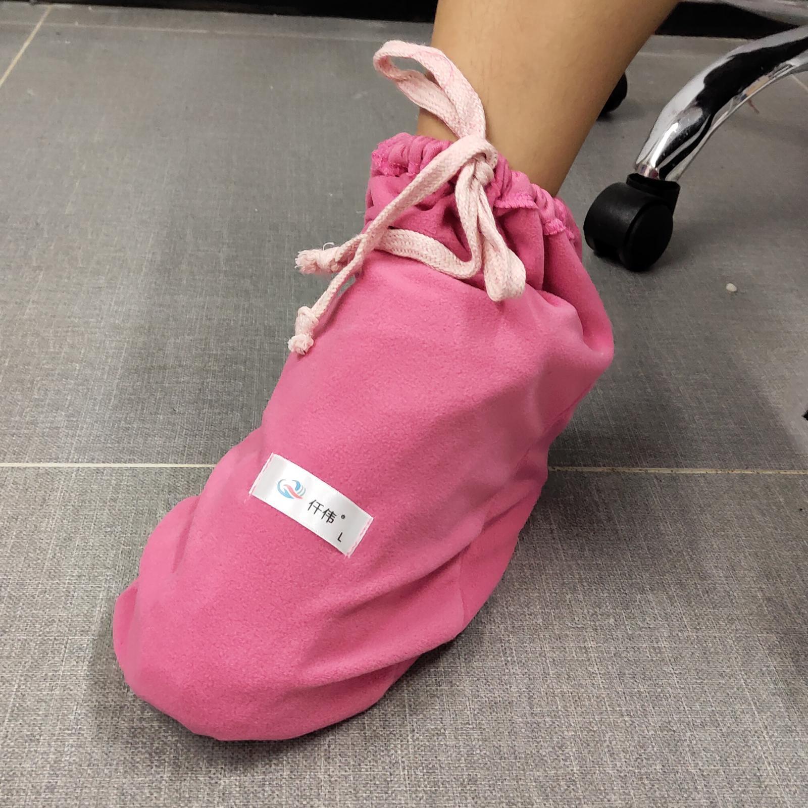 Cotton Winter Walking Brace Cover  pink Normal thickness